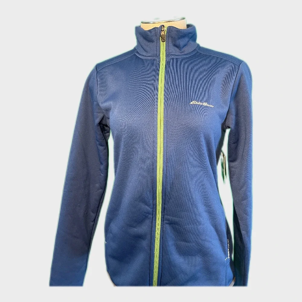 Eddie Bauer Women’s Blue Full Zip Jacket FreeHeat Lightweight Size: Small - Picture 3 of 16